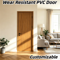 Film de protection intégral 360° imperméable en PVC pour portes intérieures, anti-rayures, pour rénovation minimaliste et moderne d'appartements et chambres d'amis