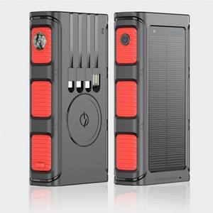 Batterie externe solaire sans fil intelligente grande capacité pour extérieur 30000 mAh – Chargeur portable Power Bank solaire - Product Image 6