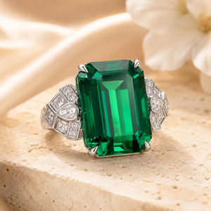Anello con design geometrico Anello da dito in stile vintage per donna - Product Image 5
