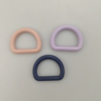 Anneaux en D semi-circulaires en plastique durables, boucles en D personnalisées pour le bricolage, accessoires de quincaillerie pour sacs à main, colliers pour chiens, harnais pour animaux de compagnie, laisses