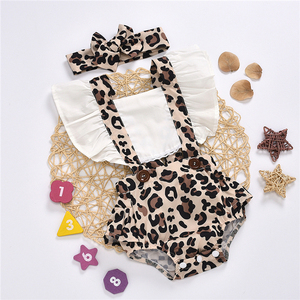 2021 Summer a Variety of Fancy Ruffle Baby Girl <b>Clothes</b> Romper with Headband - Product Image 2