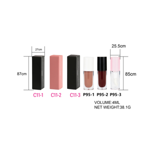 Vente en gros <span class=keywords><strong>de</strong></span> brillant à lèvres au fini très brillant Vegan formule lisse et non collante applicateur <span class=keywords><strong>de</strong></span> pinceau <span class=keywords><strong>de</strong></span> graisse rouge à lèvres - Product Image 6