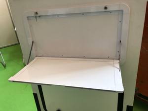 <span class=keywords><strong>Accesorios</strong></span> para caravanas, mesa plegable para pícnic de aluminio resistente y duradero, tamaño total 900*500 mm, para caravanas y remolques. - Product Image 5