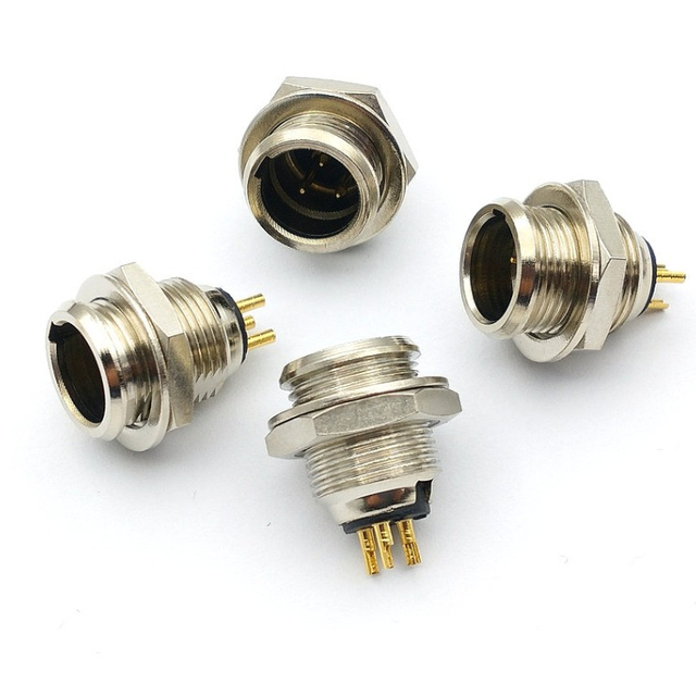 Mini XLR 3P 4P 5P 6Pin Male Panel Chassis Socket Small Plug XLR Microphone MIC Audio Connector Female Socket,Aviation Mic