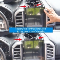 Écran multimédia Android pour Ford Everest Ranger F150 2016-2020, lecteur multimédia sans fil CarPlay Android Auto, GPS intégré, tableau de bord