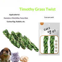 Nourriture naturelle pour hamsters à base de plantes, fabriquée à partir d'herbe de Timothy et de pétales de rose