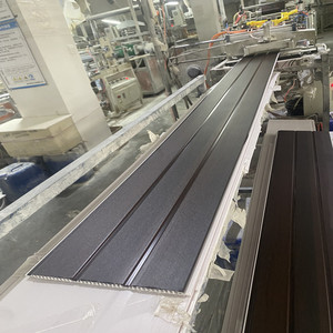 Thiết kế bằng gỗ nội thất rãnh Panels uPVC Trần Bảng điều khiển và tường Bảng điều khiển Hội Đồng Quản Trị - Product Image 6