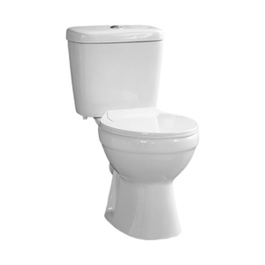 Inodoro de Cerámica de Dos Piezas, Montado en el Suelo, Económico, para Baño, con Descarga de Agua, Sanitario, 2 Piezas - Product Image 2