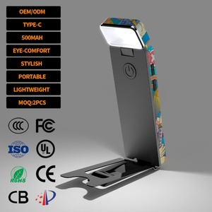 EGH Manga Skin USB Rechargeable Book Light for Kids Portable Flexible LED Click Light for Reading in Bedroom or Reading Room - Product Image 1