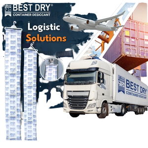 Déshydratant pour conteneurs BEST DRY 1 kg - Absorbeur d'humidité CaCl2 à 100 % de pureté pour la protection des marchandises (aliments, vêtements, électronique) - Product Image 1