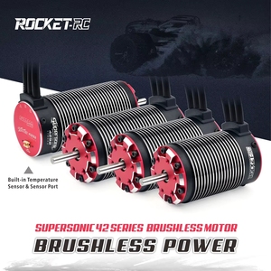 Moteur sans balais SURPASS HOBBY RC 4268 <span class=keywords><strong>4274</strong></span> 4282 4292 en métal multifonction noir rouge 42 mm pour voitures RC - Product Image 5