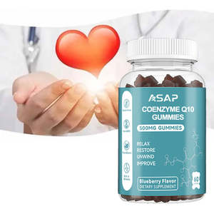 วิตามินกัมมี่โคเอนไซม์ คิวเท็น ไลโปโซม สำหรับอาหารเกรด OEM แบรนด์ส่วนตัว บรรจุขวด - Product Image 1