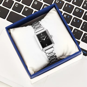 Boîte de rangement et de présentation de montre en cuir PU, légère, carrée, de luxe, fabriquée à la main par le fabricant, avec logo, pour voyage et cadeau - Product Image 3