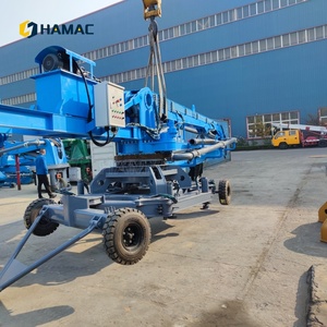 เครื่องฉาบปูนแบบเคลื่อนที่พร้อมบูมกระจายคอนกรีตแบบแมงมุม เครื่องพ่นปูนฉาบ บูมวางคอนกรีตแบบมีเครื่องยนต์ในตัว - Product Image 5