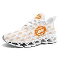 Chaussures de course en maille respirante pour hommes avec logo personnalisé OEM ODM, chaussures de sport décontractées antidérapantes et absorbant les chocs FN003XD