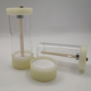 Mini taza de tolva de polvo de plástico transparente, bomba de tolva de vidrio pequeña, sistema de recubrimiento en polvo para máquina de recubrimiento de pintura en aerosol - Product Image 1