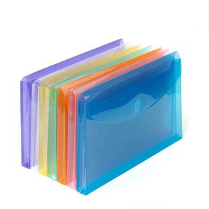 Buste in polipropilene di dimensioni legali FC espandibili con chiusura ad anello con gancio in plastica trasparente per archiviazione di <span class=keywords><strong>documenti</strong></span> da ufficio - Product Image 4
