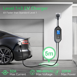 Chargeur EV portable haute puissance 22 kW CCS2 pour la France |   Nouvelle protection IP65 triphasée avec protection RCD pour usage domestique AC - Product Image 4