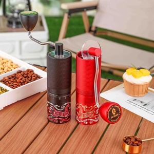 Moulin à café manuel portable pour usage domestique, design classique traditionnel, option de logo personnalisé, réglage externe. - Product Image 2