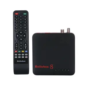 Hellobox 8 H 265 HEVC DVB-S2 Asli Penerima Satelit S2X T2 Dibangun Di Wifi untuk Pasar Amerika Selatan Afrika Set Top Box