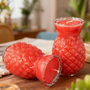 Bougie parfumée personnalisée de haute qualité avec logo Vente en gros Bougie votive Ghee Cire de paraffine Cire d'abeille Cire de soja - Product Image 4