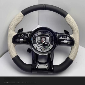 Volant de course en cuir et fibre de carbone LED personnalisable, en promotion, pour Mercedes-Benz Classes <span class=keywords><strong>C</strong></span>/E/S/G, livraison rapide - Product Image 3