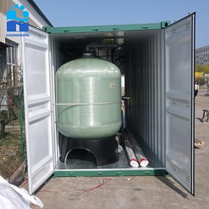 Planta móvel industrial do RO da purificação da água potável da osmose reversa 10000Gph - Product Image 4