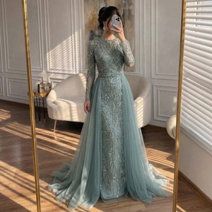 formal blue dress BABARONI Long Evening Dress With Spaghetti Straps and Ribbons Royal Blue
