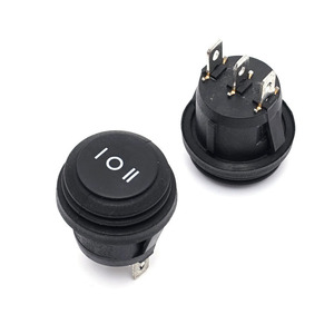 สวิตช์โยกกันน้ำ KCD4 Heavy Duty 16A 250VAC 30x22 แบบ 6 ขา DPDT เปิด-ปิด เปิด-ปิด 12V 220V พร้อมไฟ LED สีแดงและสีเขียว - Product Image 6