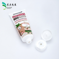 Tubes cosmétiques vides de 45 mm avec bouchon à vis en PE, logo personnalisé, tubes compressibles pour crème pour les yeux, nettoyant, lotion, soins de la peau, vente en gros