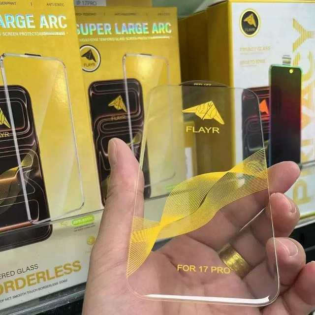 Super Large Arc Borderless Tempered Glass Screen Protector Film for Iphone 18 17 Pro 16 15 14 Pro Max Mobile Phone Screen Guard