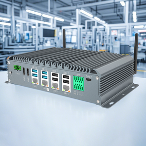 Công nghiệp PC không quạt mini máy tính để bàn máy tính với Celeron Dual Core <span class=keywords><strong>CPU</strong></span> 8GB RAM 128GB HD cổng kim loại đầy đủ cơ thể <span class=keywords><strong>Windows</strong></span> <span class=keywords><strong>10</strong></span>/11 - Product Image 2