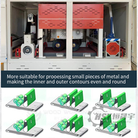 Ponceuse à bande rotative plate en acier inoxydable avec moteur et roulement pour le débavurage et le ponçage des tôles métalliques (55KW)