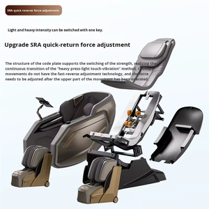 Silla de Masaje Corporal Completo 4D de Gravedad Cero, con Calefacción, Bluetooth, Control por Voz Inteligente, para Relajación en Casa u Oficina, Alivio del Dolor - Product Image 4