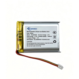 Batterie au lithium-polymère personnalisée de haute qualité 803040 3,7 V 1000 mAh, haute densité énergétique - Product Image 2