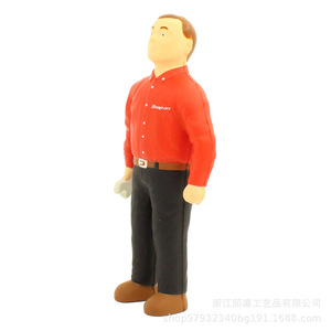 Pu Foam Repairman Figure High <b>Rebound</b> Stress Relief Toy Office Desk Decor Gift Unisex 14 Years Up - Product Image 2