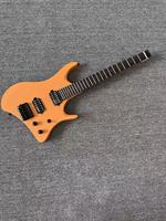 GTWT-01 Electric Guitar Modern Lightweight Headless Solid-body with Mahogany Wood and Matte Finish