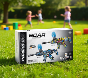 Pistolet à gel électrique SCAR 7.2V, jouet d'extérieur pour enfants de 8 à 13 ans, unisexe, en plastique ABS - Product Image 2