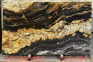 Piano Cucina in Quarzite Nera Taurus, Lussuoso Top per Isola in Granito Nero Seta, <span class=keywords><strong>Lastra</strong></span> di Quarzite Magma Brasiliana - Product Image 6