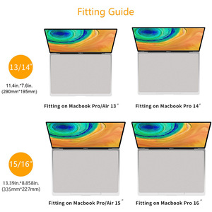 Film de protection pour ordinateur portable NPK, pour MacBook Pro Air 16 pouces, couverture de clavier, polyéthylène résistant à l'abrasion - Product Image 3