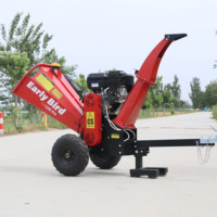 TUV Rheinland CE approuvé domestique 15HP Loncin/Ducar moteur à essence déchiqueteuse lames broyeur bois Chippe Machine bois déchiqueteuse