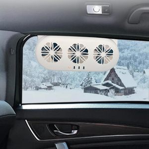 Xả Mạnh Mẽ Thông Gió Cửa Sổ Tản Nhiệt Tản Nhiệt Người Hâm Mộ 12V USB Làm Mát Xe Người Hâm Mộ Với Năng Lượng Mặt Trời Bảng Điều Khiển Có Thể Sạc Lại Quạt Năng Lượng Mặt Trời - Product Image 3