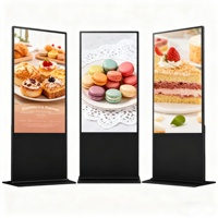 Écran publicitaire numérique MZY de 55 pouces avec rétroéclairage LED Full Array et partage de point d'accès Wi-Fi pour une communication efficace