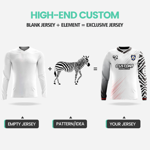Maillot de football par sublimation Chemises de l'équipe de football en polyester à rayures noires Version Palyer Maillot de football vierge M946 - Product Image 2