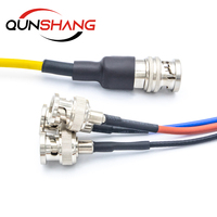 Trois lignes de connexion coaxiales BNC et à faible bruit TRX TRB mâle à trois * lignes d'adaptateur BNC mâle