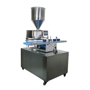 Machine d'injection de pâte pour gâteaux / Remplisseuse de crème de haute qualité, nouvelle machine de dépose de crème pour cupcakes avec PLC - Product Image 5