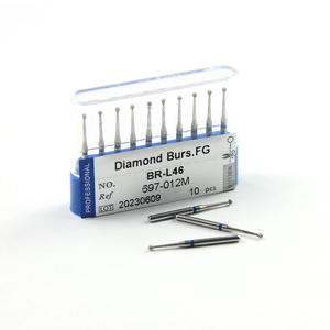 BR-L46(ISO697-012M) FG314 gambo rotondo con collo lungo frese dentarie diamantate - Product Image 6