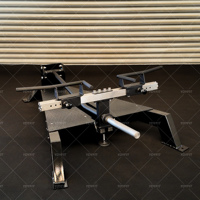 Appareil de musculation pour salle de sport : Machine à ramer T-Bar inclinable et réglable, pour exercices debout, avec design confortable