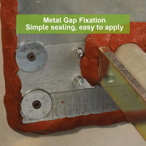 Almohadillas de masilla ignífugas para paredes de compartimentos de construcción restablecen el rendimiento del fuego cuando son penetradas por enchufes eléctricos - Product Image 4