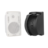 Haut-parleur mural haute fidélité multi-entrées 40W à tension constante et 8Ω avec support en U pour diffusion intérieure